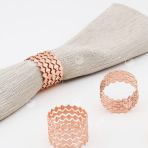 Anillos A03-MON Rosa Oro (Acero Inoxidable)