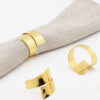 Anillos A08-WED Oro (Acero Inoxidable)