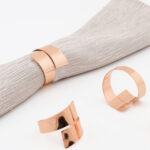 Anillos A08-WED Rosa Oro (Acero Inoxidable)