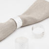 Anillos A09-TEJ Plata (Acero Inoxidable)