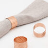 Anillos A09-TEJ Rosa Oro (Acero Inoxidable)