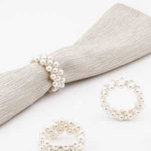 Anillos A11-PER Ivory (Acero Inoxidable-Acrílico)