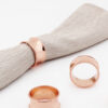 Anillos A12-RIN Rosa Oro (Acero Inoxidable)