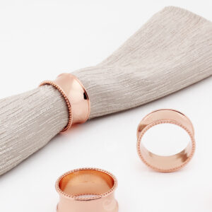 Anillos A12-RIN Rosa Oro (Acero Inoxidable)