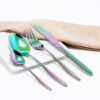 Cubiertos C01-YUN Tornasol Set 4pz (Acero Inoxidable)