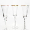Copas Champagne V18-YAR Filo Oro (Cristal)