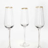 Copas Champagne V22-SAR Filo Oro (Cristal)