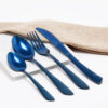 Cubiertos C02-WEN Azul Set 4pz (Acero Inoxidable)