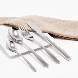 Cubiertos C03-NAN Plata Set 4pz (Acero Inoxidable)