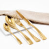Cubiertos C05-SUZ Oro Set 4pz (Acero Inoxidable)