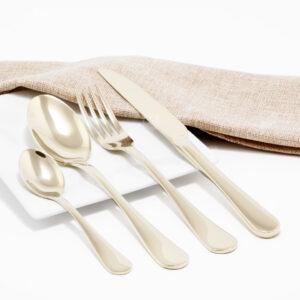 Cubiertos C06-HON Champagne Set 4pz (Acero Inoxidable)