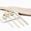 Cubiertos C07-DAT Champagne Set 4pz (Acero Inoxidable)