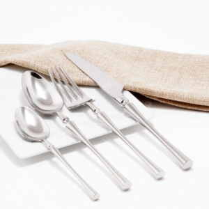 Cubiertos C08-WUX Plata Set 4pz (Acero Inoxidable)