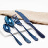 Cubiertos C11-MAC Azul Set 4pz (Acero Inoxidable)