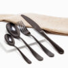 Cubiertos C11-MAC Negro Set 4pz (Acero Inoxidable)