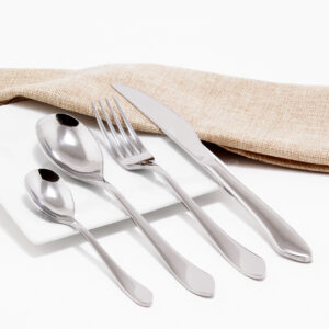 Cubiertos C12-KUN Plata Set 4pz (Acero Inoxidable)