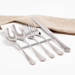 Cubiertos C13-FOS Plata Set 5pz (Acero Inoxidable)