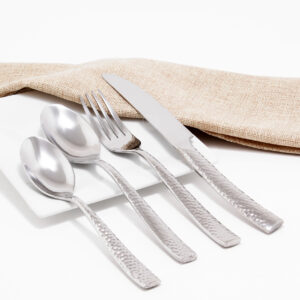 Cubiertos C14-CRA Plata Set 4pz (Acero Inoxidable)