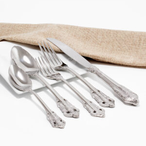 Cubiertos C16-LUO Plata Set 5pz (Acero Inoxidable)