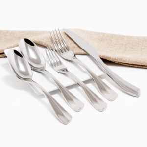 Cubiertos C18-FUS Plata Set 5pz (Acero Inoxidable)