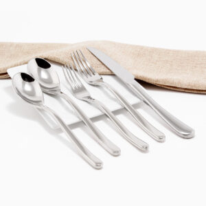 Cubiertos C20-JIM Plata Set 5pz (Acero Inoxidable)