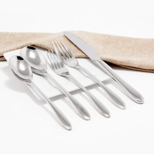 Cubiertos C22-ZIB Plata Set 5pz (Acero Inoxidable)