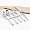 Cubiertos C24-KAR Plata Set 5pz (Acero Inoxidable)