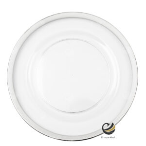 Plato Base P169-FIL Plata 33 cm. (Acrílico)