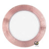 Plato Base P171-SNA Rosa Oro 33 cm. (Acrílico)