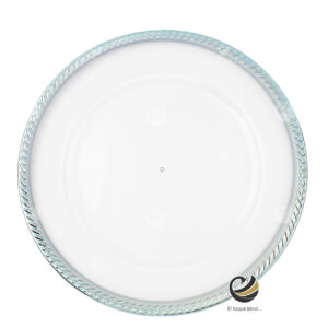 Plato Base P173-TRE Azul Tiffany 33 cm. (Acrílico)