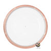 Plato Base P173-TRE Rosa Oro 33 cm. (Acrílico)
