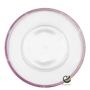 Plato Base P183-FIL Lila 33 cm. (Acrílico)