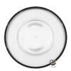 Plato Base P183-FIL Negro 33 cm. (Acrílico)