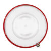 Plato Base P183-FIL Rojo 33 cm. (Acrílico)