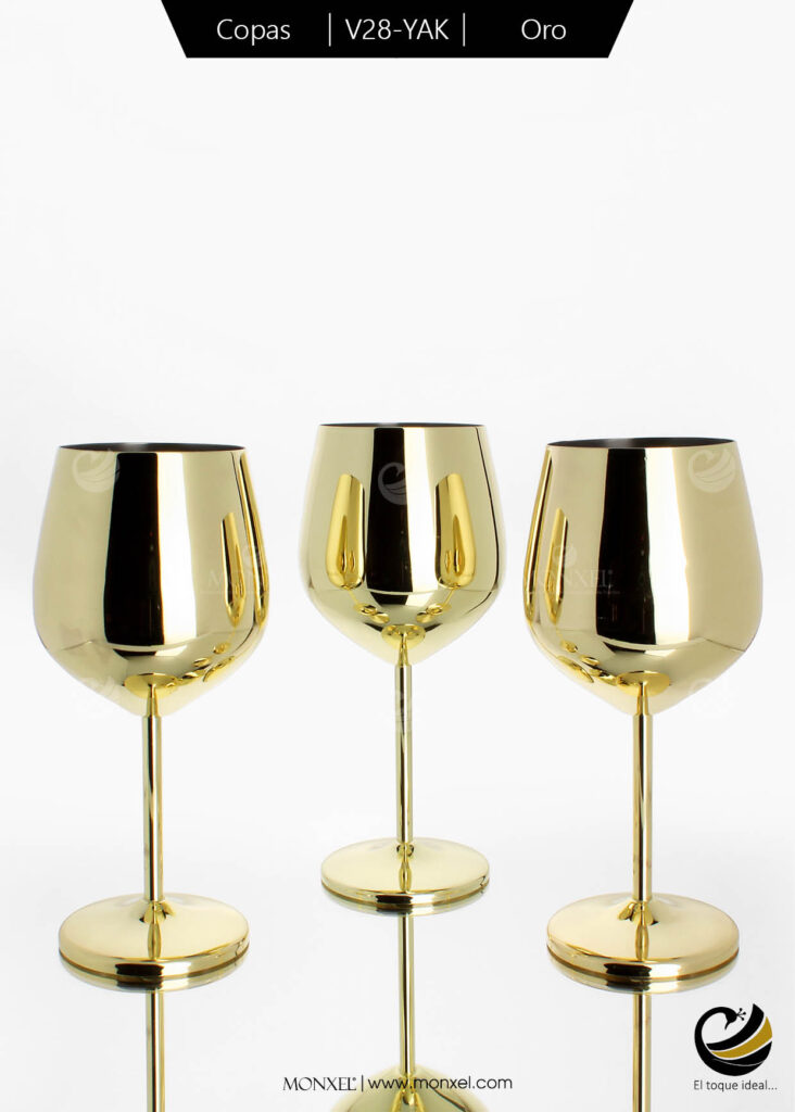 Obtén el mejor precio ¡contáctanos!
Copas: Vino
Material: Acero Inoxidable
Color: Oro
Nota: Las imágenes mostradas en está página pueden tener algún cambio con el producto físico, debido a los diferentes dispositivos en que se vean, así como a los nuevos lotes de llegada de cada producto.
Los precios y disponibilidad mostrados en está página son sujetos a cambios sin previo aviso