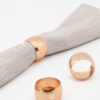 Anillos A27-POL Rosa Oro (Acero Inoxidable)