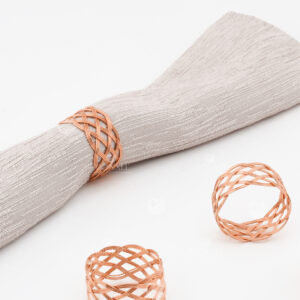 Anillos A28-ENR Rosa Oro (Acero Inoxidable)