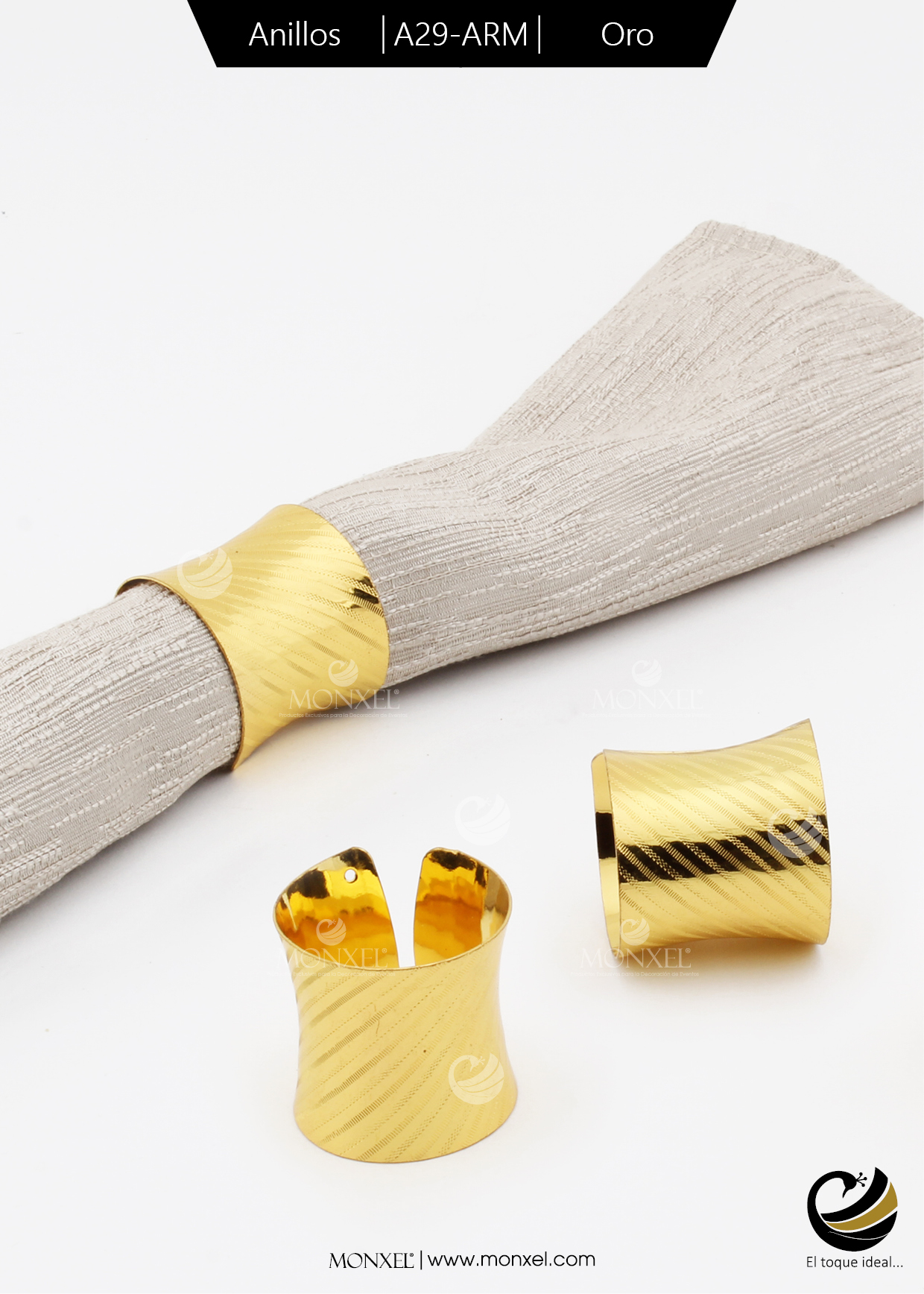 Anillos A29-ARM Oro (Acero Inoxidable)
