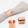 Anillos A29-ARM Rosa Oro (Acero Inoxidable)