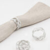 Anillos A30-ENR Plata (Acero Inoxidable)