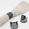 Anillos A32-ZEB Negro (Acero Inoxidable)