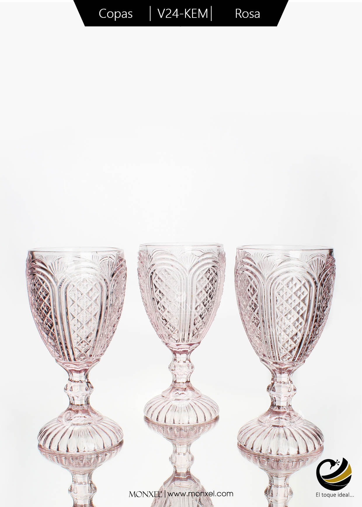 Copas V24-KEM Rosa (Cristal)