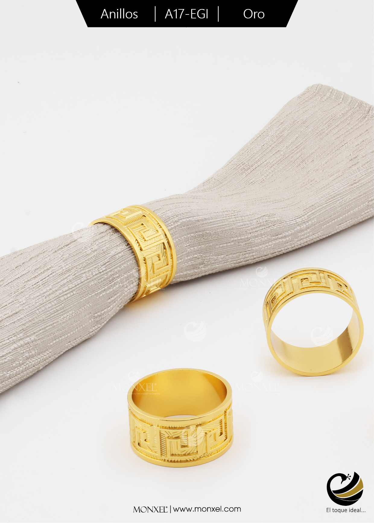 Anillos A17-EGI Oro (Acero Inoxidable)