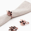 Anillos A18-HOJ Rosa Oro (Acero Inoxidable)