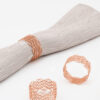 Anillos A24-ENR Rosa Oro (Acero Inoxidable)