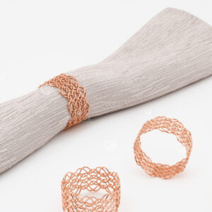 Anillos A24-ENR Rosa Oro (Acero Inoxidable)