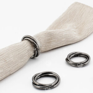 Anillos A25-ARO Negro (Acero Inoxidable)