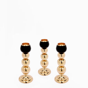 Centro de Mesa F36-AVI Oro/Negro (Acero Inoxidable)
