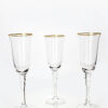 Copas Champagne V19-NOV Filo Oro (Cristal)