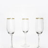 Copas Champagne V21-VOR Filo Oro (Cristal)